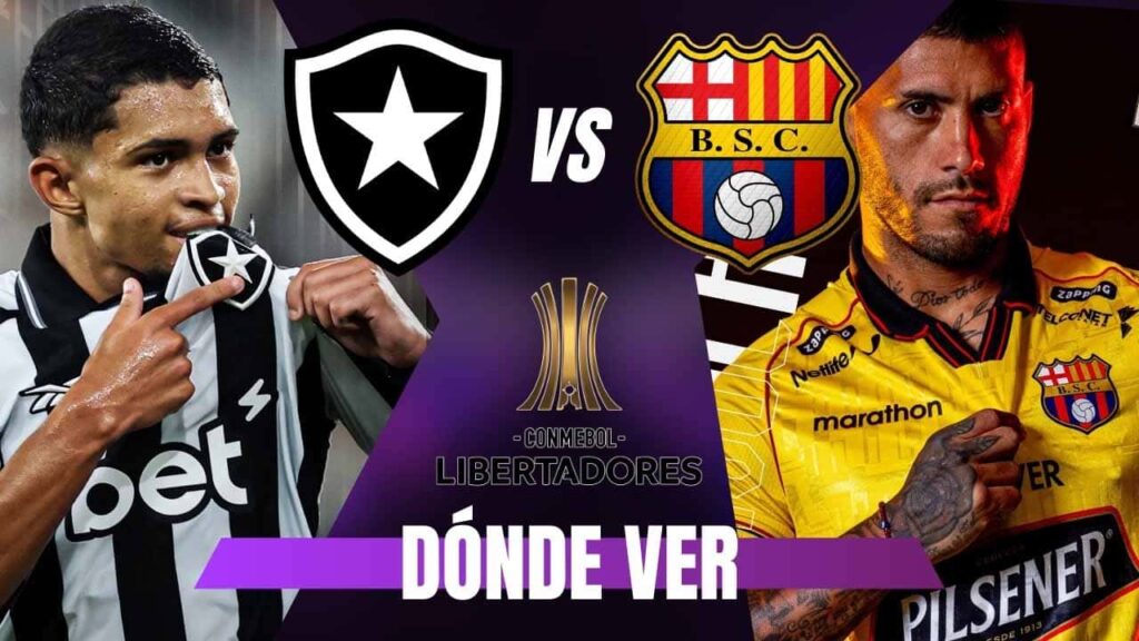 donde ver botafogo barcelona libertadores en vivo tv online