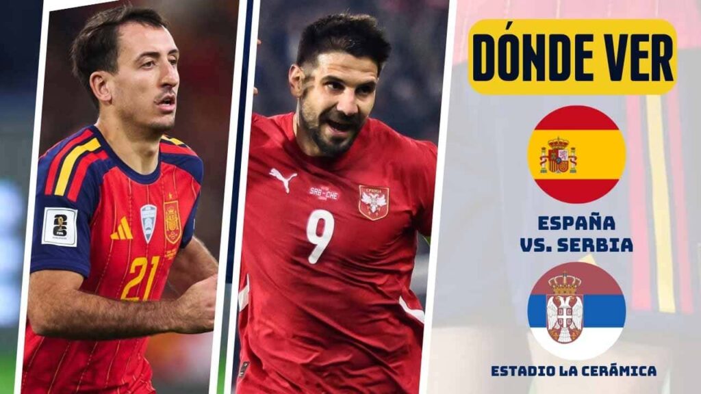 donde ver españa serbia amistoso en vivo tv online