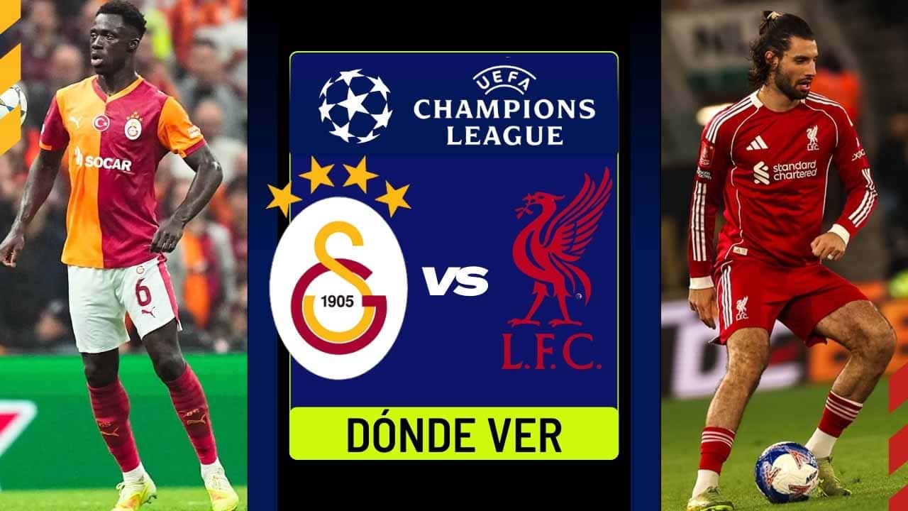 donde ver galatasaray liverpool champions league tv online