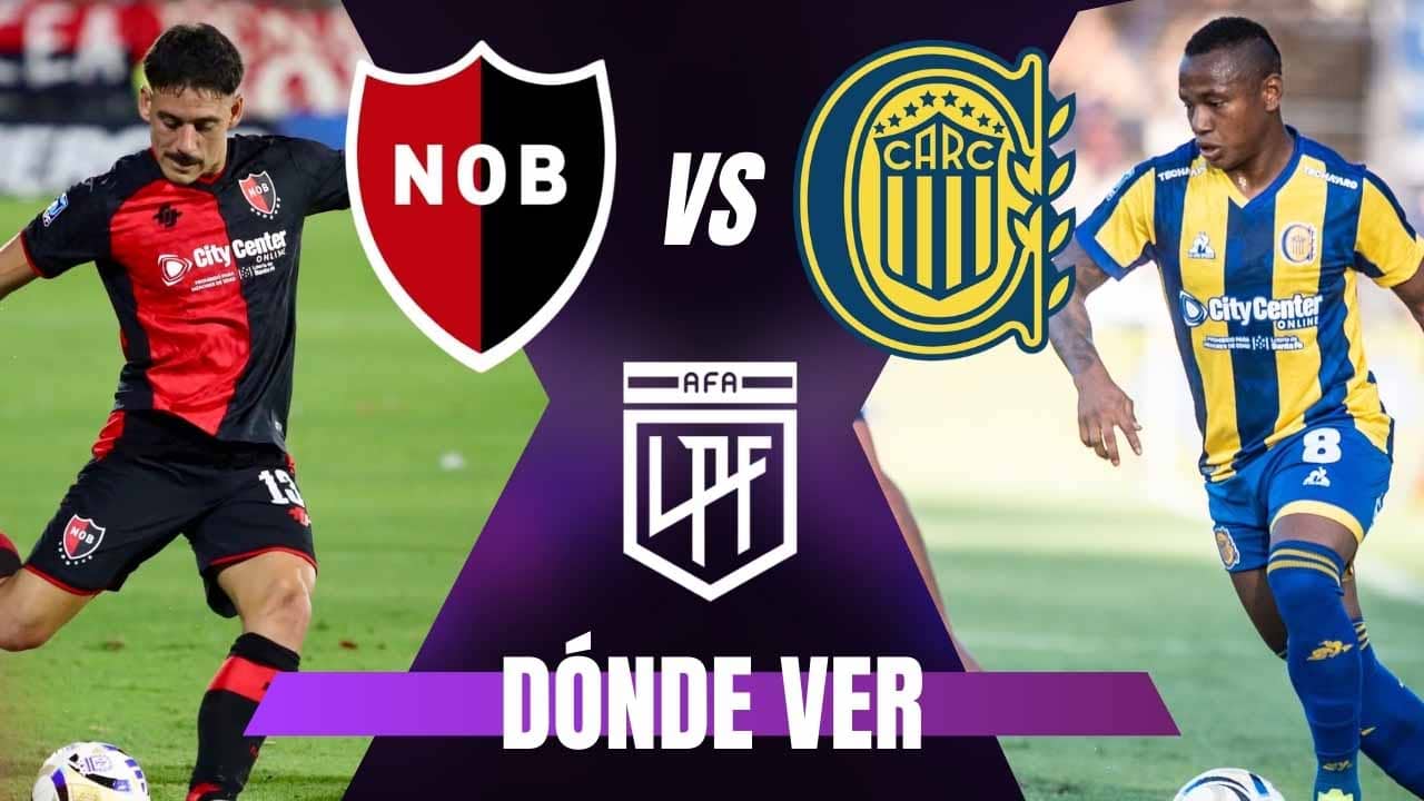 donde ver newells rosario central clasico liga argentino tv online