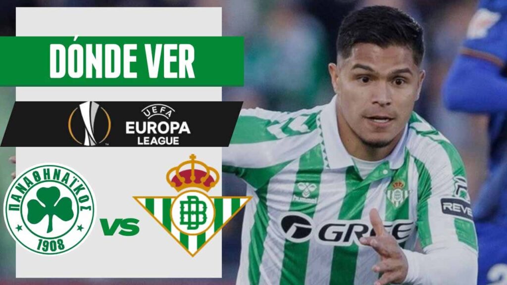 donde ver panathinaikos betis europa league tv online en vivo