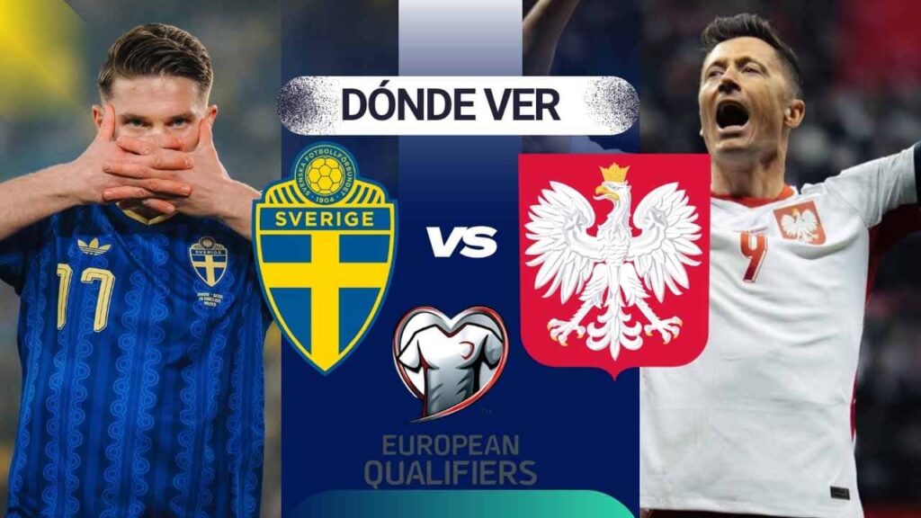 donde ver suecia polonia repechaje mundial 2026 en vivo tv online