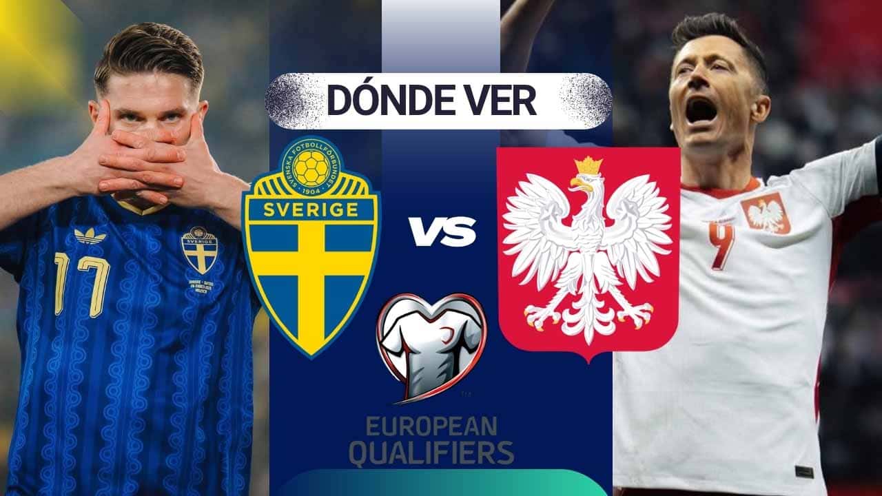 donde ver suecia polonia repechaje mundial 2026 en vivo tv online