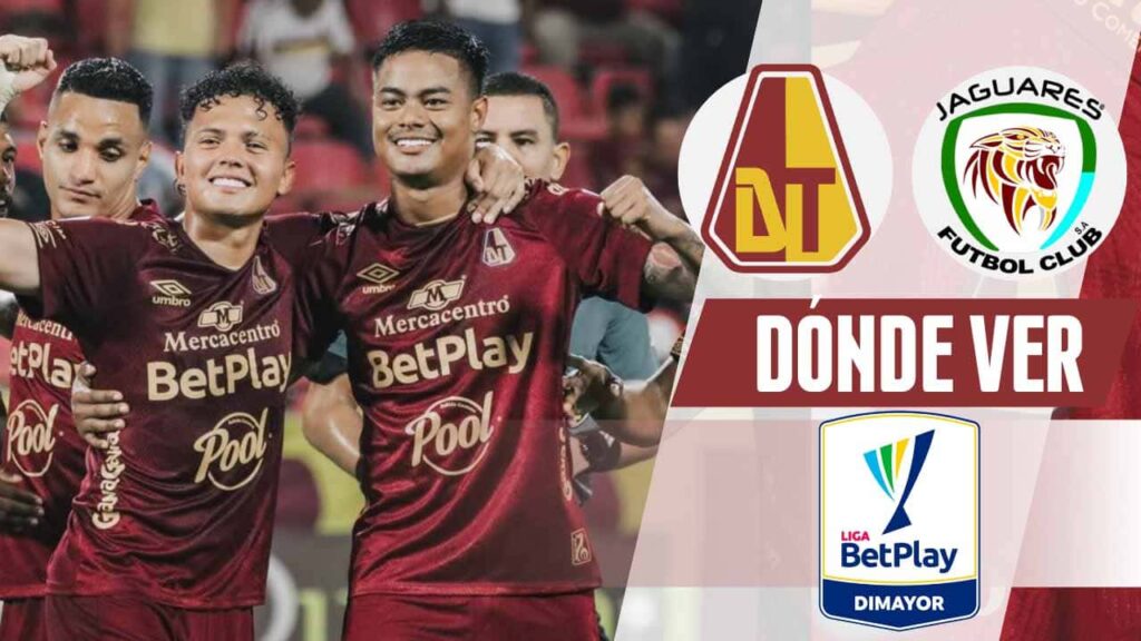 donde ver tolima jaguares liga betplay 2026