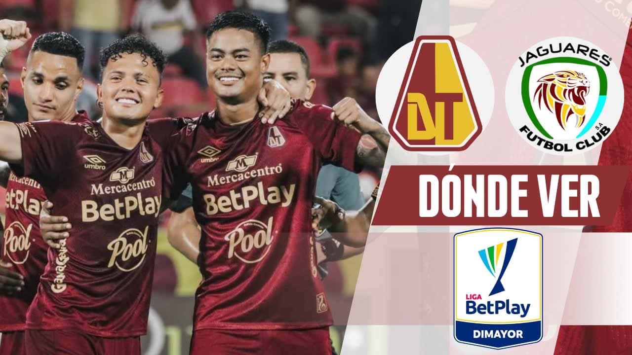 donde ver tolima jaguares liga betplay 2026