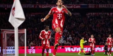 luis diaz gol asistencia bayern monchengladbach bundesliga