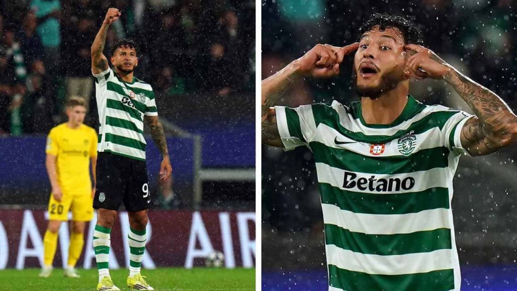 luis javier suarez goles asistencias champions league sporting clube