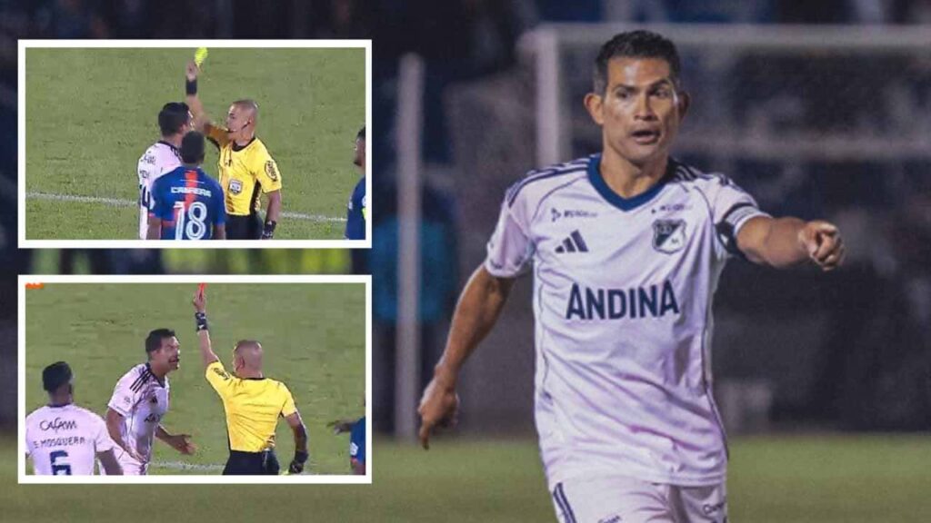 millonarios mackalister expulsion boyaca chico arbitro rivera