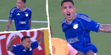 millonarios rodrigo contreras golazo nacional atanasio sudamericana