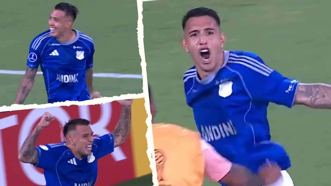 millonarios rodrigo contreras golazo nacional atanasio sudamericana