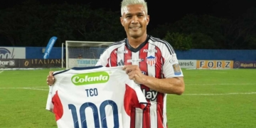 teo gutierrez 100 goles junior barranquilla