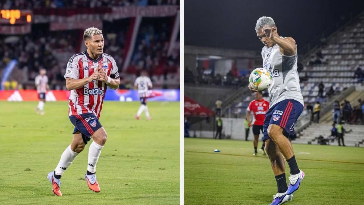 junior barranquilla teo gutierrez roncancio teofilo goleador campeon futbol profesional colombiano fpc liga betplay dimayor romelio martinez roberto melendez metropolitano delantero capitan lider figura golazo colombia