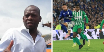 faustino asprilla tino atletico nacional reaccion reacciones molesto molestia declaraciones fuertes andres felipe roman jugadores edwin cardona alfredo morelos derrota caida goleada millonarios campin bogota liga betplay dimayor futbol profesional colombiano fpc polemica debate espn