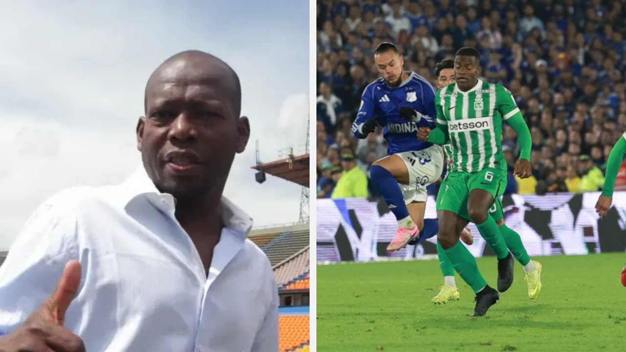 faustino asprilla tino atletico nacional reaccion reacciones molesto molestia declaraciones fuertes andres felipe roman jugadores edwin cardona alfredo morelos derrota caida goleada millonarios campin bogota liga betplay dimayor futbol profesional colombiano fpc polemica debate espn