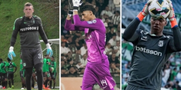 atletico nacional arqueros david ospina kevin catano harlen chipi castillo luis marquinez tolima regreso franco armani river plate copa conmebol libertadores sudamericana cambios eliminado duenos equipos familia ardila lulle carolina gustavo fermani sebastian arango botero presidente futbol profesional colombiano fpc liga betplay dimayor mercado fichajes contrataciones contratados retiro