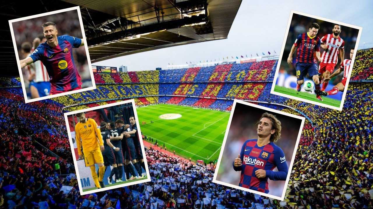 futbol club barcelona atletico madrid champions league liga campeones europa camp nou partido ida cuartos final estadisticas numeros previa datos data revancha partisos historial enfrentamientos historicos historia ida vuelta gol hoy