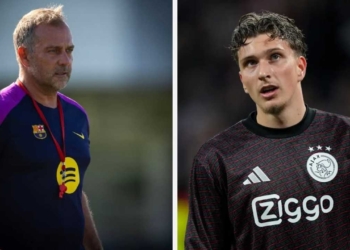 mika godts barcelona fichaje mercado europa ventana verano negociacion transferencia contrataciones contrataciones refuerzos contratados proxima temporada joan laporta hansi flick nou camp espana futbol espanol intersados holan ajax premier league