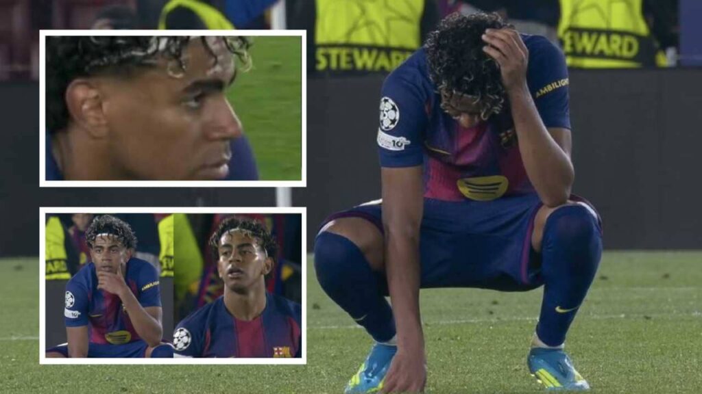 barcelona lamine yamal imagen viral champions atletico