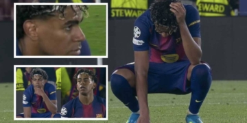 barcelona lamine yamal imagen viral champions atletico