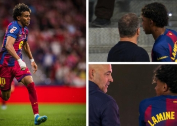 barcelona lamine yamal molestia salida atletico