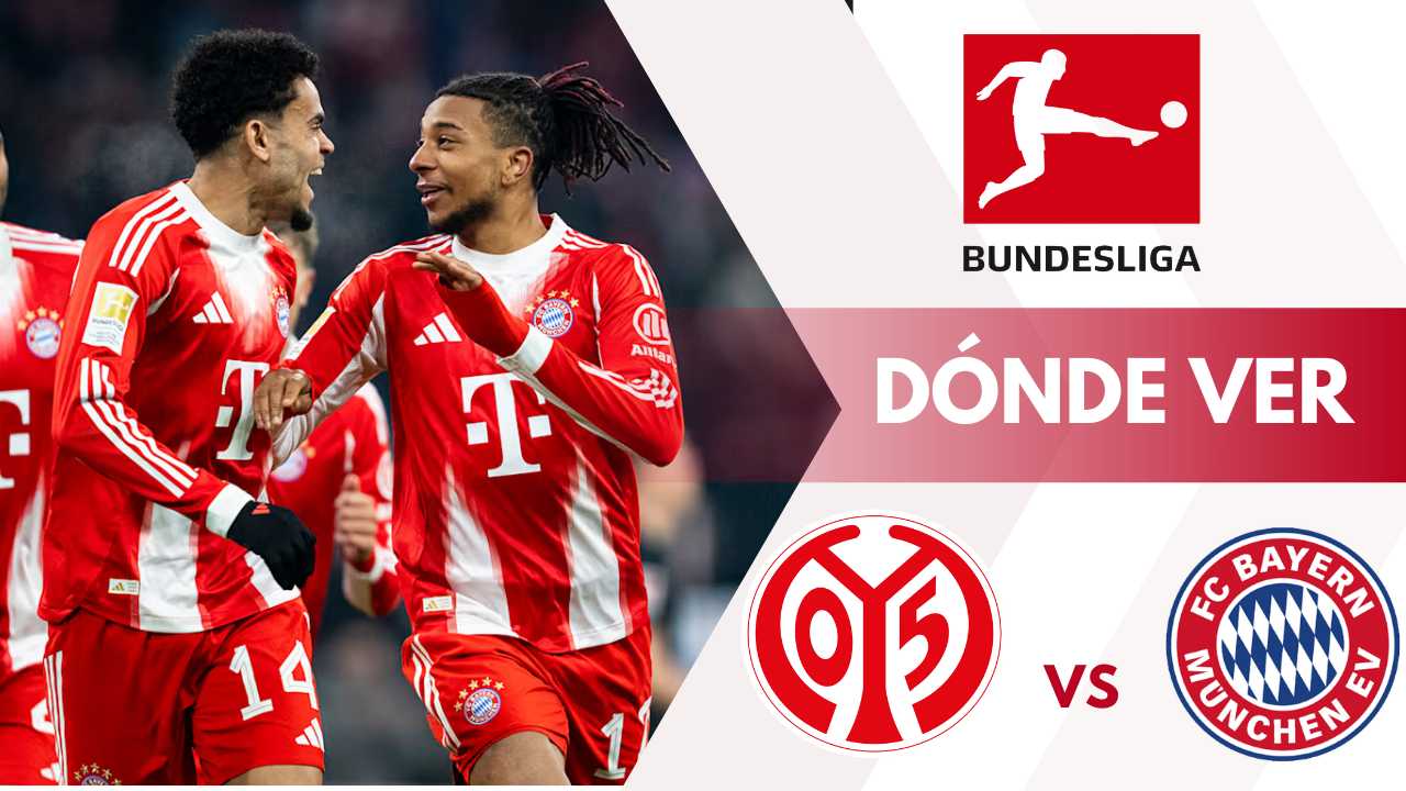 bayern mainz donde ver hoy vivo online plataformas streaming transmision transmisiones emision emisiones app aplicaciones canal canales tv television en directo senal abierta youtube futbol gratis paginas web sitios internet a que hora juegan horarios países donde pasan como ver bundesliga futbol aleman alemania luis diaz directv espn
