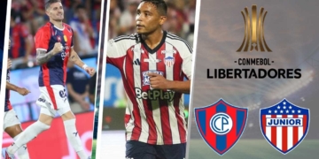 junior barranquilla vs cerro porteno donde ver hoy vivo online plataformas streaming transmision transmisiones emision emisiones app aplicaciones canal canales tv television en directo senal abierta youtube futbol gratis paginas web sitios internet a que hora juegan horarios países donde pasan como ver copa libertadores asuncion paraguay nueva olla transmite espn directv win sports colombia paraguay conmebol sudamericana