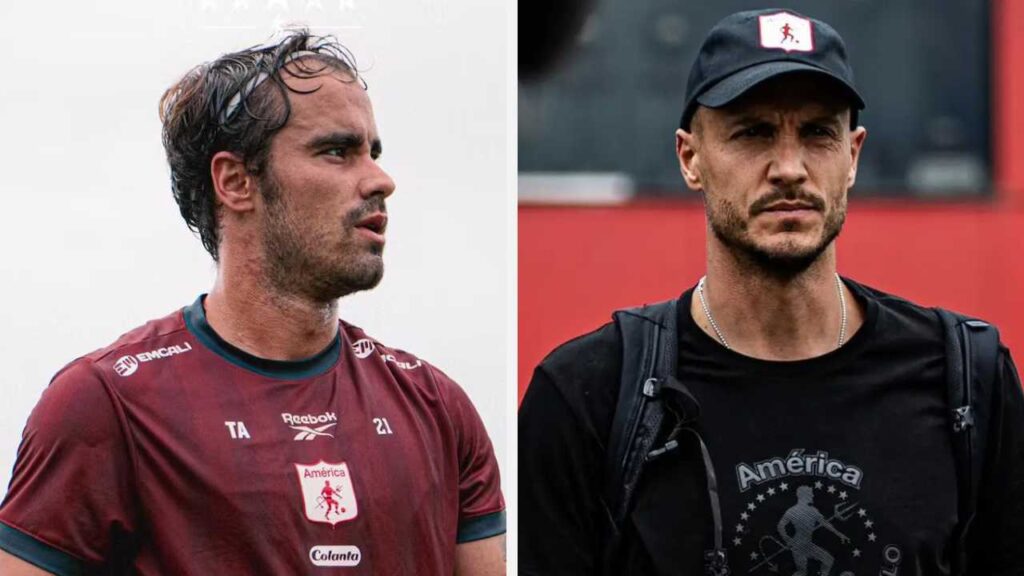 america fichaje tomas angel delantero atacante mercado pases contratacion incorporacion contratato liga betplay dimayor futbol profesional colombiano fpc david gonzalez director tecnico dt entrenador mls ausencia suplente titular pascual guerrero eliminado clasificado los 8 hinchada molesta hinchas tulio y marcela