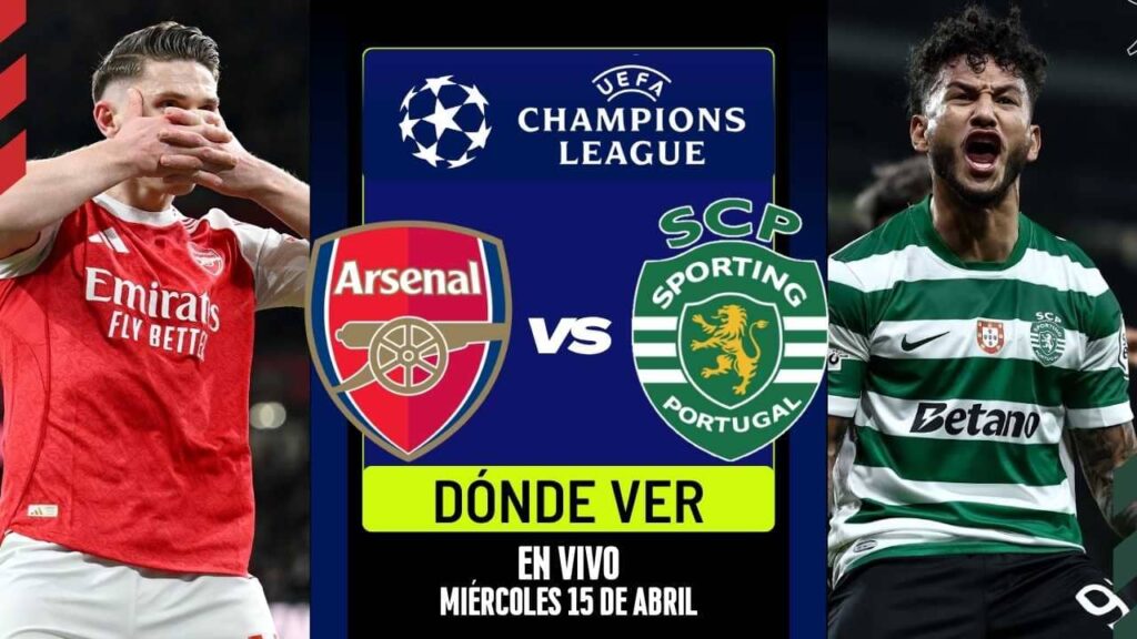 donde ver arsenal sporting clube en vivo champions