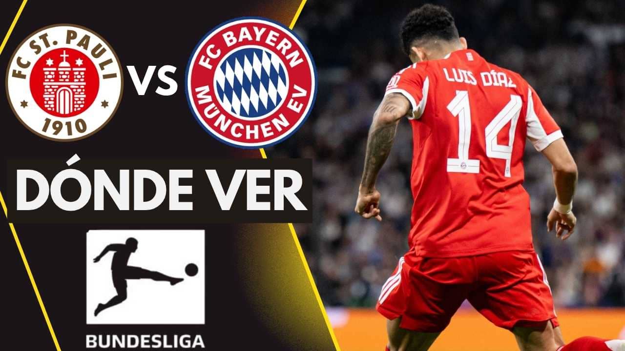 donde ver bayern st pauli luis diaz en vivo tv bundesliga