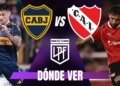 donde ver boca independiente liga argentina en vivo tv online
