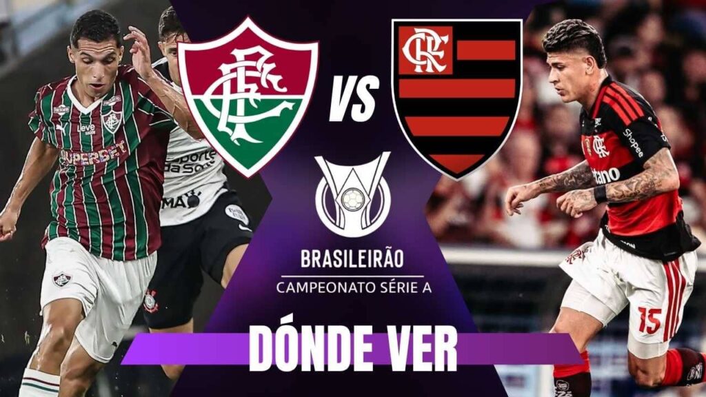 donde ver fluminense flamengo en vivo brasileirao tv