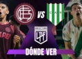 donde ver lanus banfield en vivo tv online