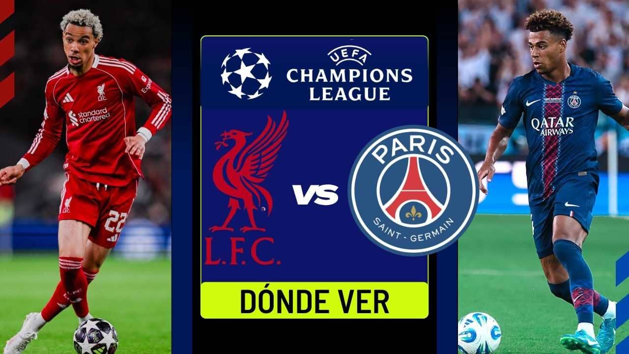 donde ver liverpool psg champions league en vivo tv online