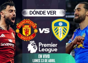 donde ver manchester united leeds en vivo premier league