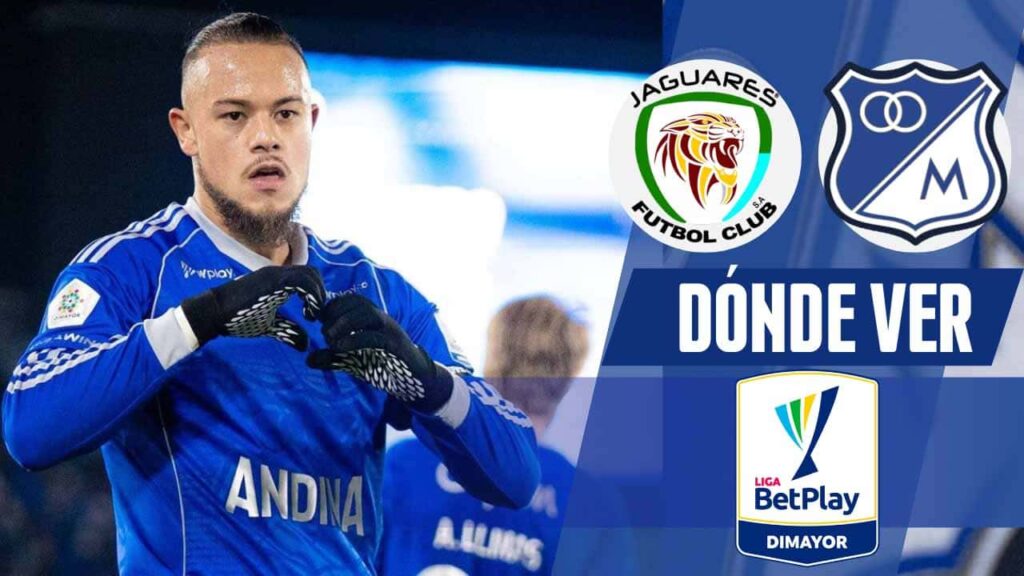 donde ver millonarios jaguares en vivo tv online