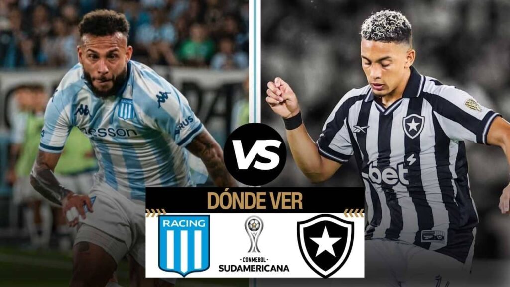 donde ver racing botafogo sudamericana en vivo