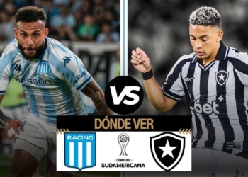 donde ver racing botafogo sudamericana en vivo