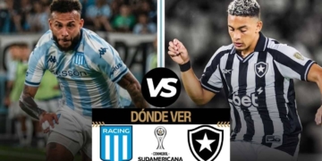 donde ver racing botafogo sudamericana en vivo