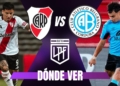 donde ver river belgrano en vivo tv online