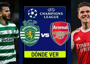 donde ver sporting arsenal champions league en vivo