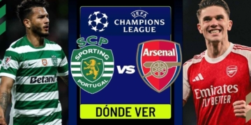 donde ver sporting arsenal champions league en vivo