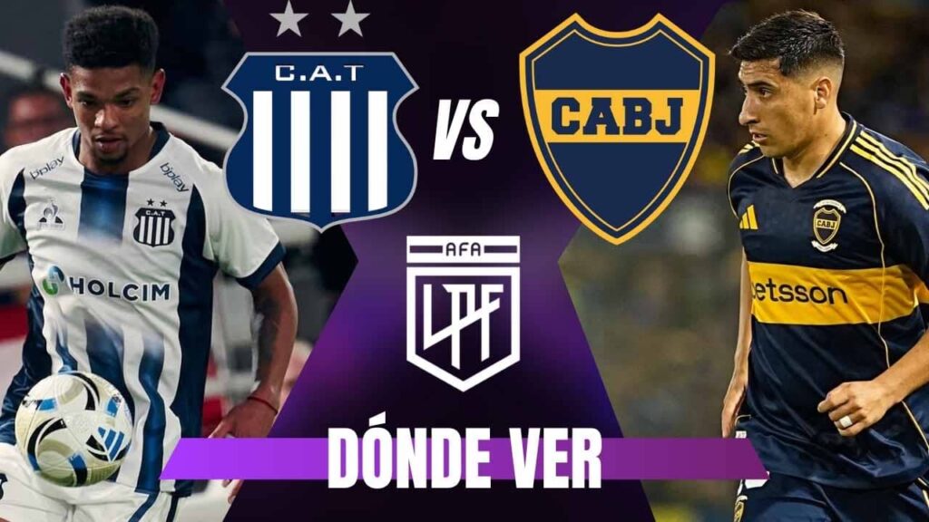 donde ver talleres boca liga argentina en vivo tv online