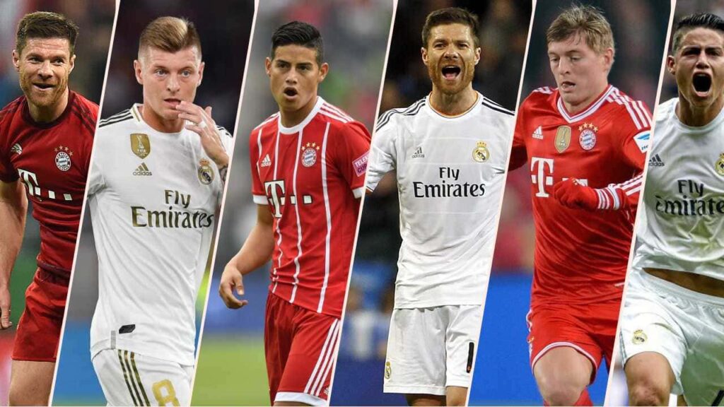 futbolistas jugaron real madrid bayern champions