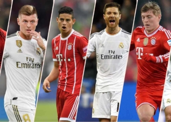 futbolistas jugaron real madrid bayern champions