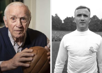 jose emilio santamaria real madrid fallece muere 96 anos despide florentino perez comunicado leyenda idolo club blanco merengue campeon director tecnico dt entrenador espanyol barcelona uruguayo seleccion espana espanola luto laliga liga futbol espanol