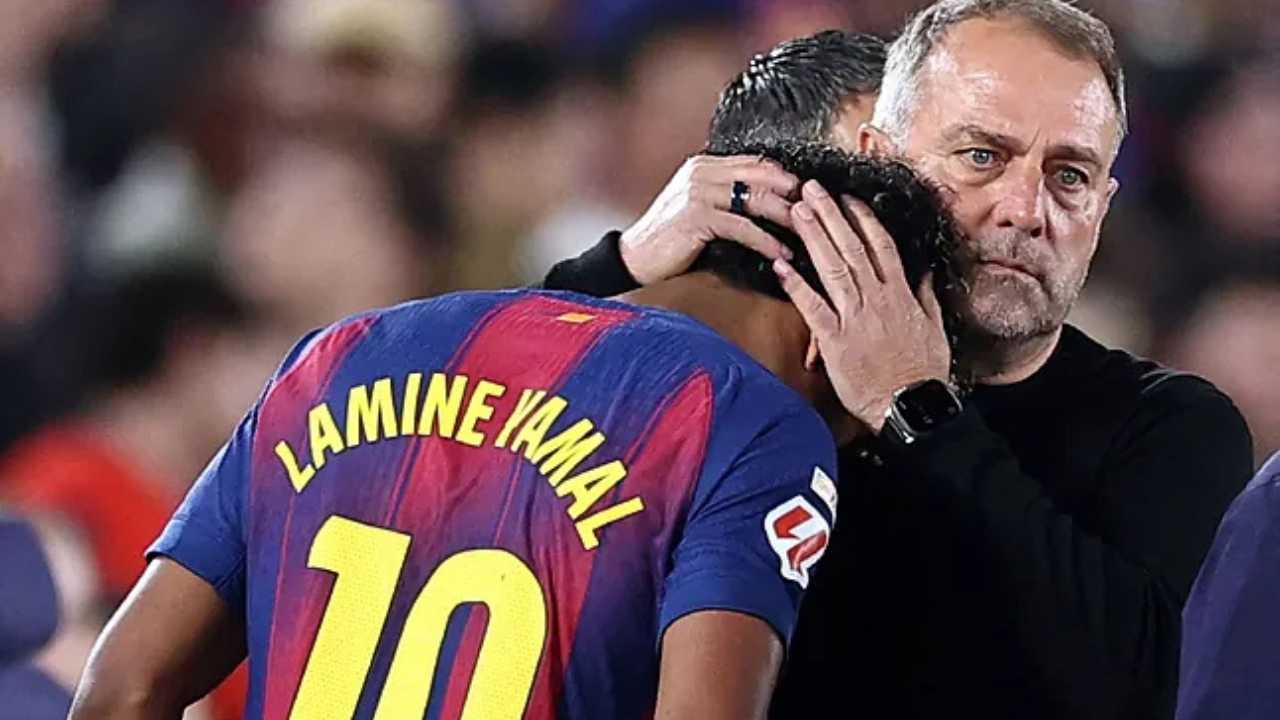 lamine yamal lesion grave barcelona partido celta vigo estudios examenes se pierde mundial estados unidos 2026 mexico canada futbol club hansi flick preocupacipn drama hinchas hinchada seguidores cule catalan catalunya seleccion espanola espana espanol europa titulo liga gol penal penalti