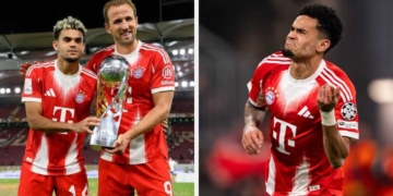 luis diaz campeon buindesliga alemania todos sus titulos colombiano mas ganador james rodriguez futbol europeo europa aleman lucho luchito goleador delantero harry kane bayern munich
