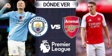 mnachester city arsenal donde ver hoy vivo online plataformas streaming transmision transmisiones emision emisiones app aplicaciones canal canales tv television en directo senal abierta youtube futbol gratis paginas web sitios internet a que hora juegan horarios países donde pasan como ver premier league liga premier futvol ingles inglaterra colombia espana mexico usa dazn movistar espn directv