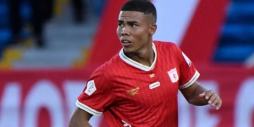 mateo castillo lesionado dura lesion ligamentos regresa recuperacion semanas copa sudamericana retorno futbol profesional colombiano fpc liga betplay dimayor lateral derecho figura