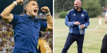 lucas gonzalez millonarios nuevo director tecnico dt entrenador salida fabian bustos argentino universitario deportes lima tolima ibague campin bogota hernan torres alberto gamero david gonzalez entrenadores contrataciones contratados refuerzos fichajes futbol profesional colombiano fpc liga betplay dimayor ariel michaloutsos dirigentes dirigencia duenos equipo enrique camacho presidente gustavo serpa
